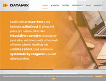 Tablet Screenshot of datamix.eu